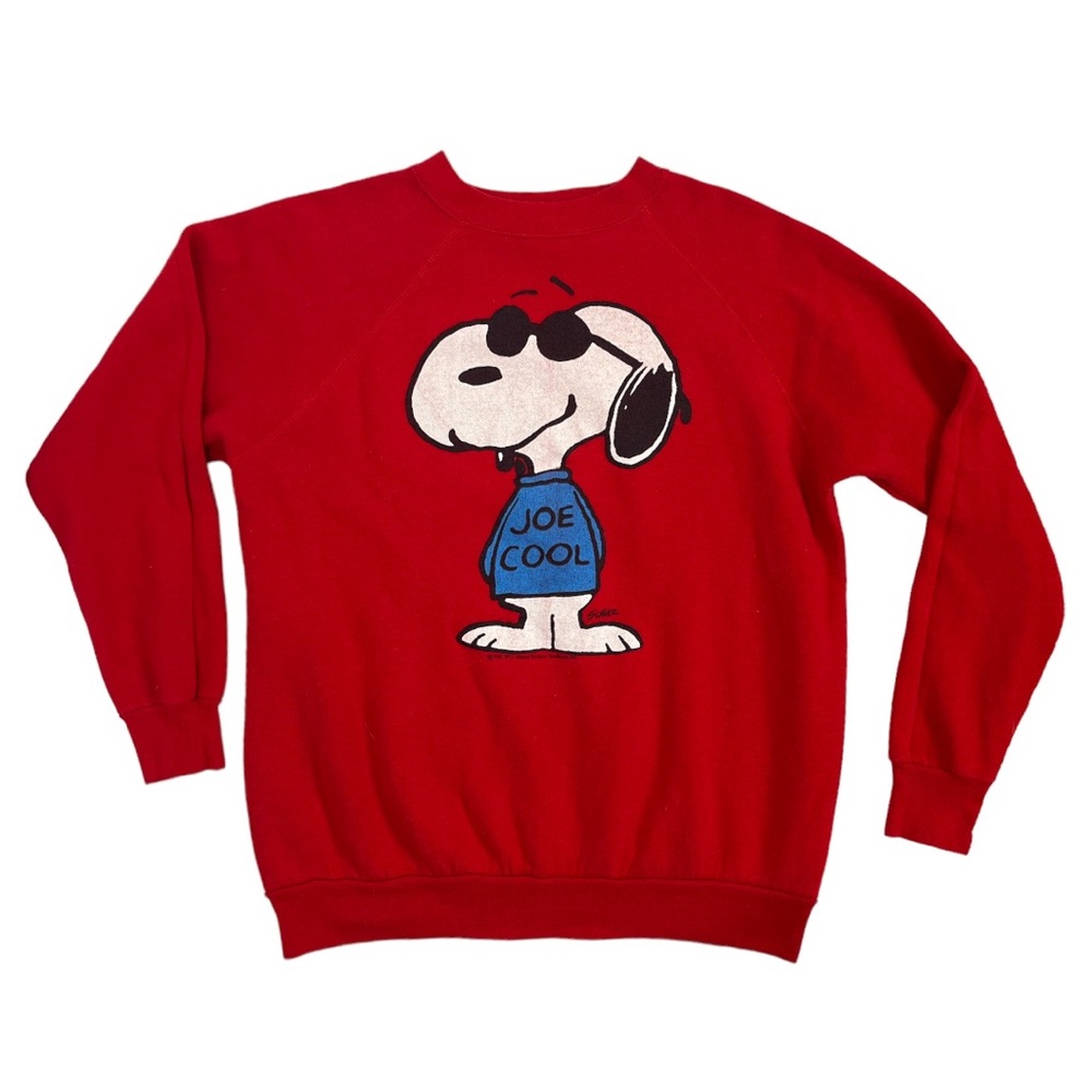 Vintage Red Snoopy Sweatshirt